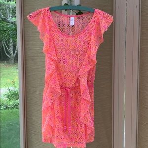 Justice Swim Suit Coverup, Lace Bathing Suit Coverup, Boho Beachwear